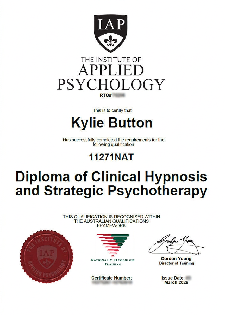 Diploma of Clinical Hypnosis & Strategic Psychotherapy